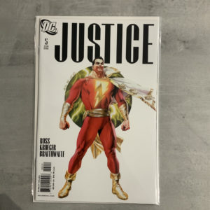 DC Comics Justice #5 Scarce Shazam Alex Ross 2nd Print Variant 2006