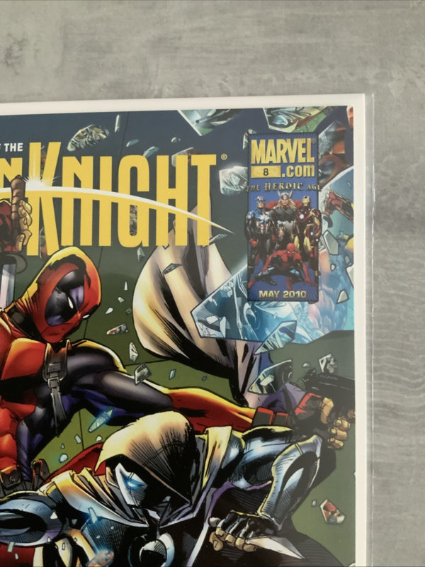 Marvel Comics Vengeance Of The Moon Knight #8 2010 Deadpool Cover - Image 3