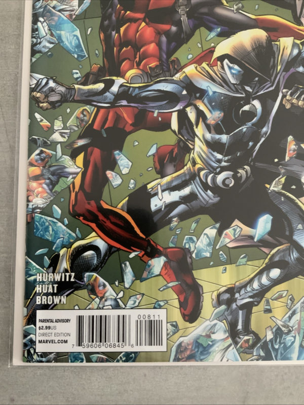 Marvel Comics Vengeance Of The Moon Knight #8 2010 Deadpool Cover - Image 5