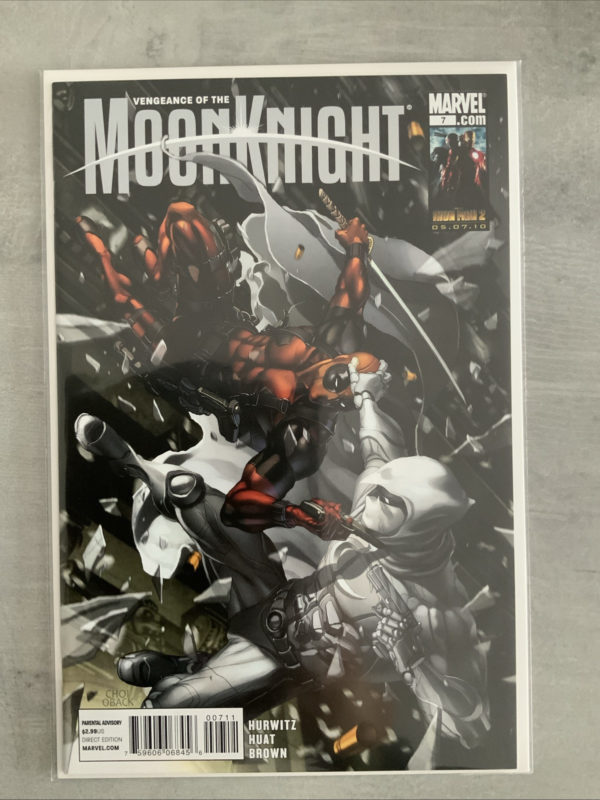 Marvel Comics Vengeance Of The Moon Knight #7 2010 Deadpool Cover