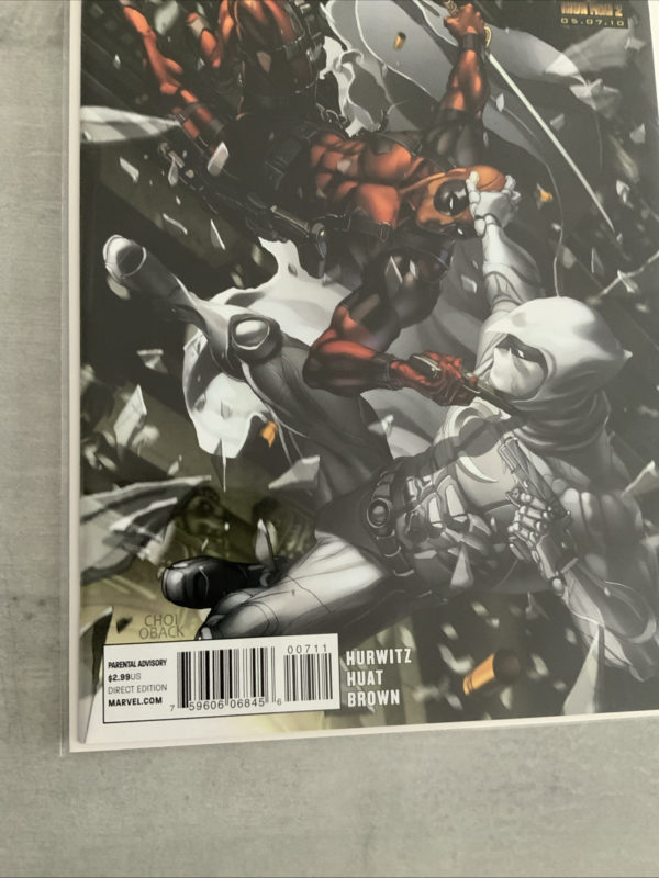 Marvel Comics Vengeance Of The Moon Knight #7 2010 Deadpool Cover - Image 5