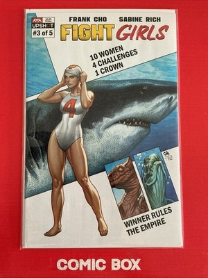 AWA Comics Fight Girls #3 CHO CVR Low Print Run Shark 2021