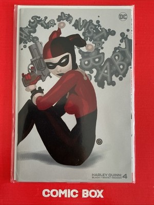 DC Comics Harley Quinn #4 Black  White Redder Bachalo Variant