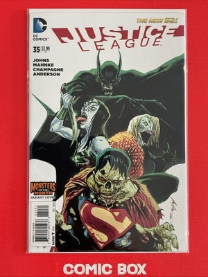 DC Comics Justice League #35 Monsters Of The Month Variant 2014
