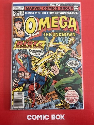 Marvel Comics Omega The Unknown #9 Cents 1st Appearance New Foolkiller Key 1977