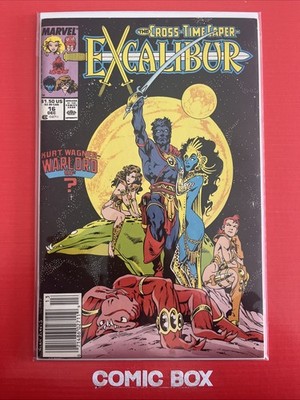 Marvel Comics Excalibur #16 The Cross-Time Caper Rare Newsstand Variant 1988