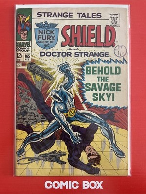Marvel Comics Strange Tales #165 Nick Fury And DoctorStrange Steranko Cover 1968