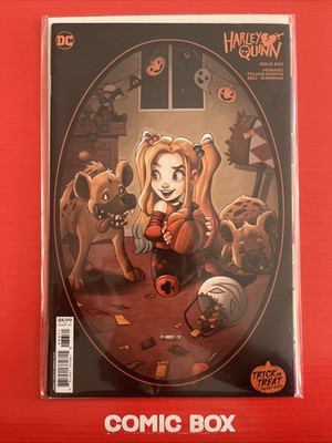 DC Comics Harley Quinn #33 Chrissie Zullo “Trick Or Treat” Variant 1st print