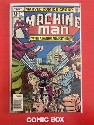 Marvel Comics Machine Man #7 Kirby 1978 Bronze Age