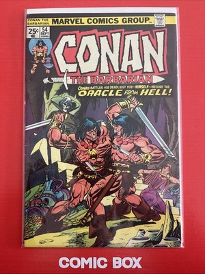 Marvel Comics Conan The Barbarian #54 Buscema Art Cents 1975 Bronze Age
