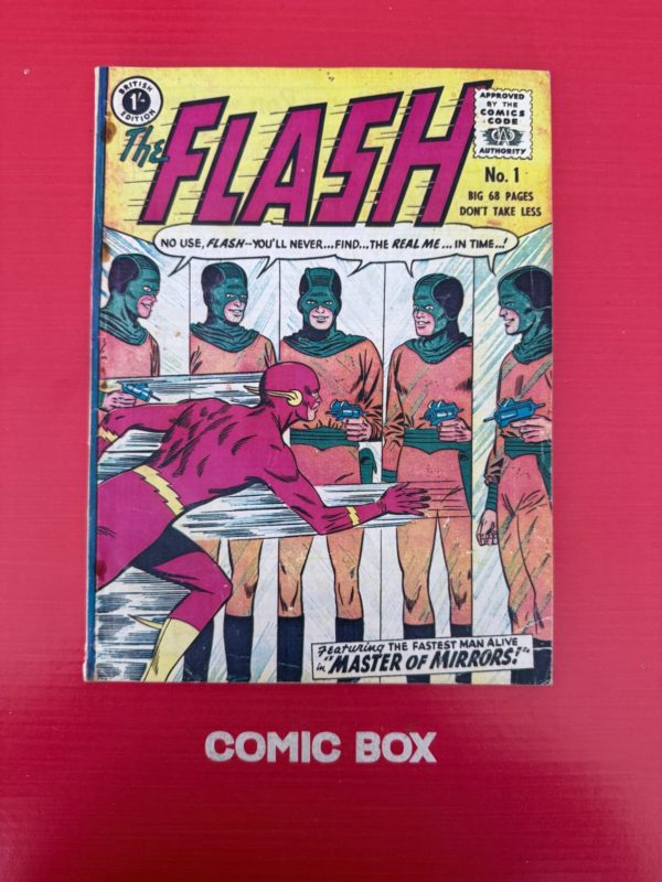 Extremely Rare The Flash #1 Master of Mirrors British Ed 1960 Thorpe & Porter - Image 2