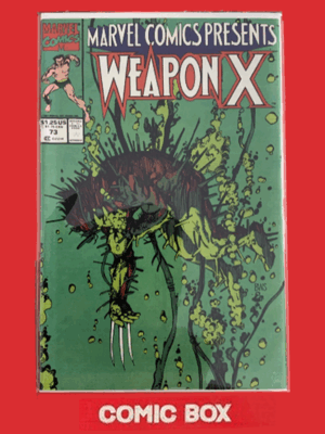 Marvel Comics Presents #73 Weapon X Newsstand Variant 1991 Wolverine