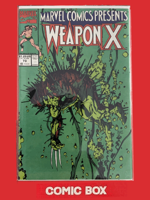 Marvel Comics Presents #73 Weapon X Newsstand Variant 1991 Wolverine