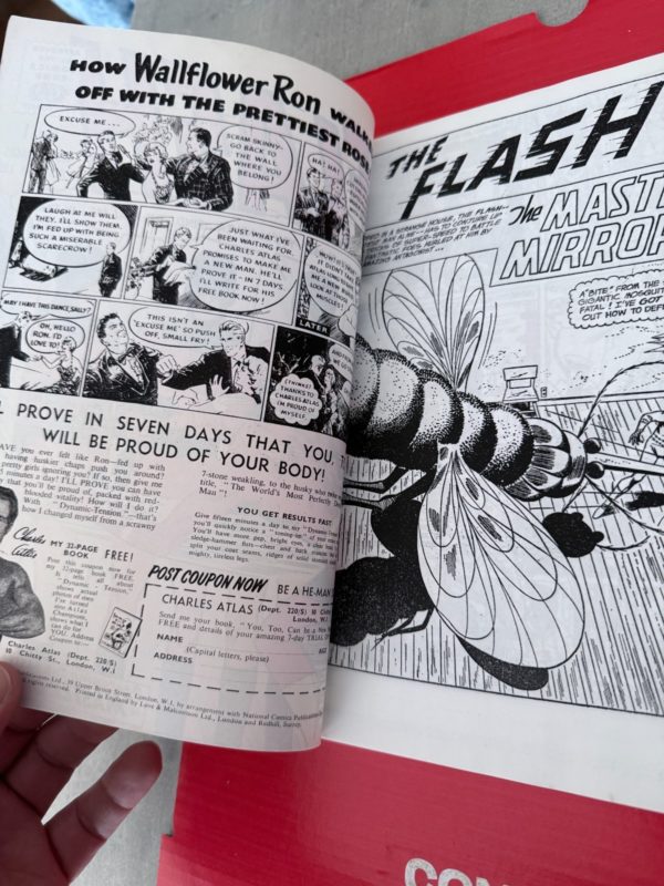Extremely Rare The Flash #1 Master of Mirrors British Ed 1960 Thorpe & Porter - Image 4