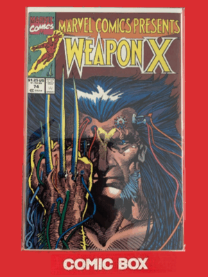 Marvel Comics Presents #74 Weapon X Rare Newsstand Variant 1991 Wolverine