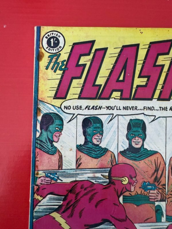Extremely Rare The Flash #1 Master of Mirrors British Ed 1960 Thorpe & Porter - Image 5
