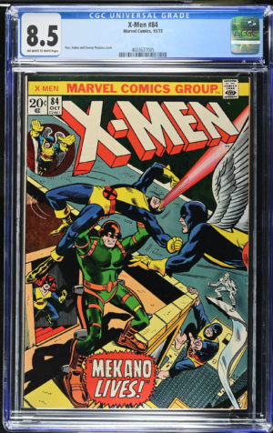 <b>CGC Graded [8.5] Marvel<Br>X-Men #84</b><br><p style="font-size:10px"> 1973</p>