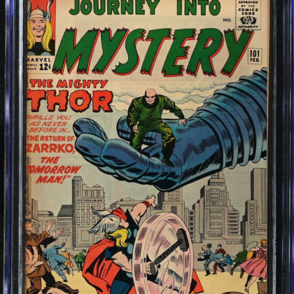CGC Graded [5.0] MarvelJourney into Mystery #101 Silver Age 2nd Avengers Crossover