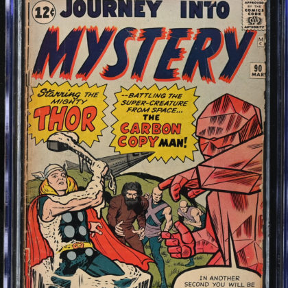 CGC Graded [1.8] MarvelJourney into Mystery #90 Silver Age 1st App of the Xartans