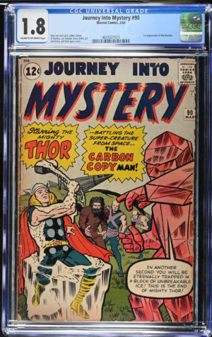 <b>CGC Graded [1.8] Marvel<Br>Journey into Mystery #90</b><br><p style="font-size:10px"> Silver Age 1st App of the Xartans</p>