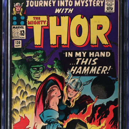 CGC Graded [5.5] MarvelJourney into Mystery #120 Silver Age Absorbing Man Cameo