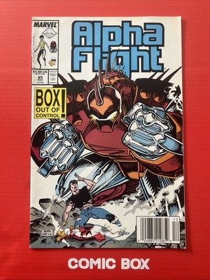 Marvel Comics Alpha Flight #65 Newsstand Variant 1988 - Image 2