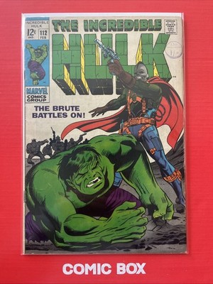 Marvel Comics The Incredible Hulk #112 1969 Bronze Age