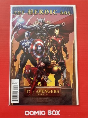 Marvel Comics The Avengers #1 The Heroic Age Greg Land Variant 2010 Rare