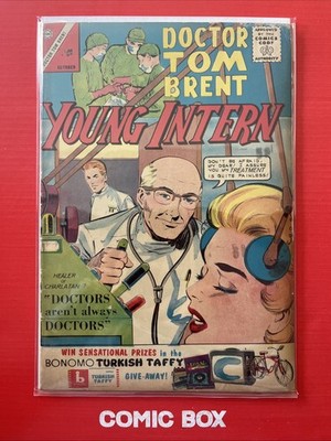 Charlton Comics Doctor Tom Brent Young Intern #5 1963 Silver Age Vintage