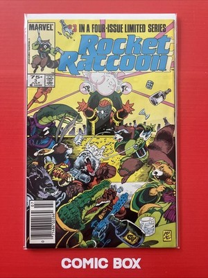Marvel Comics Rocket Raccoon #3 Rare Newsstand Variant 1985 Bronze Age