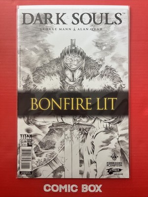 Titan Comics Dark Souls #2 Bonfire Lit 2016 Forbidden Planet Jetpack Variant