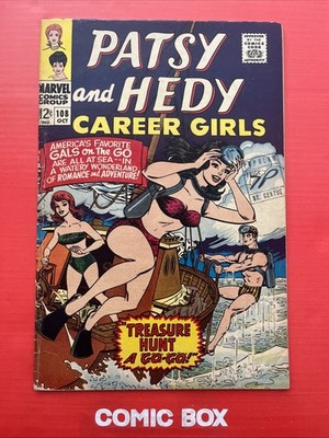 Marvel Comics Patsy & Hedy Career Girls #108 Scarce In UK 1965 Bikini Cover - Image 2