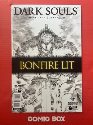 Titan Comics Dark Souls #2 Bonfire Lit 2016 Forbidden Planet Jetpack Variant - Image 2