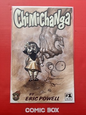 Albatross Comics Chimichanga #1 Signed And Sketched By Eric Powell 2009