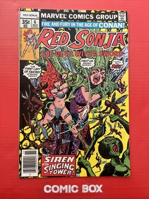 Marvel Comics Red Sonja #6 1977 Bronze Age Cents - Image 2