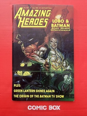 Amazing Heroes Comics #203 Lobo & Batman 1992 Alan Grant Interviewed - Image 2