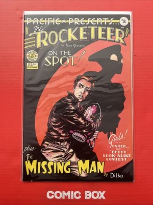 Pacific Comics The Rocketeer By Dave Steven’s #2 Plus The Missing Man 1982