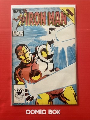 Marvel Comics Iron Man #197 1985 Bronze Age
