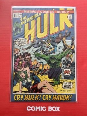 Marvel Comics The Incredible Hulk #150 1972 Bronze Age - Image 2