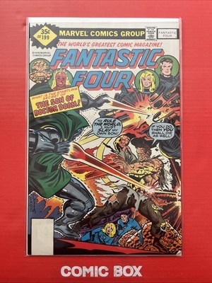 Marvel Comics Fantastic Four #199 Whitman Variant Doom CVR 1978 Bronze Age