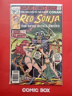 Marvel Comics Red Sonja #3 1977 Bronze Age Cents