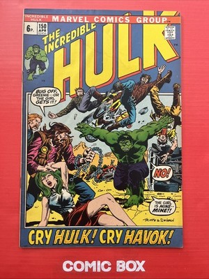 Marvel Comics The Incredible Hulk #150 1972 Bronze Age