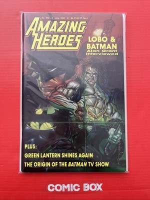 Amazing Heroes Comics #203 Lobo & Batman 1992 Alan Grant Interviewed