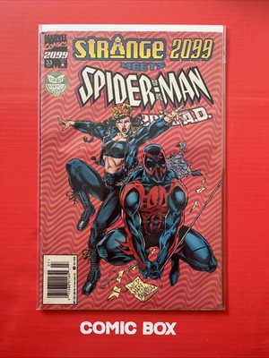 Marvel Comics Strange 2099 Meets Spider-Man #33 Rare Newsstand Variant 1995