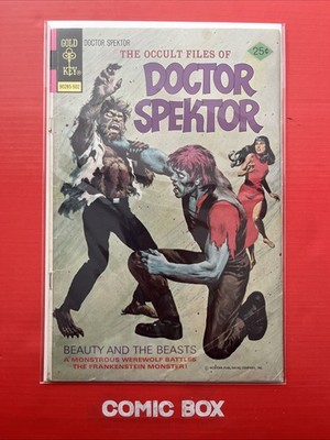 Gold Key Comics The Occult Files Of Doctor Spektor Werewolf Frankenstein 1975