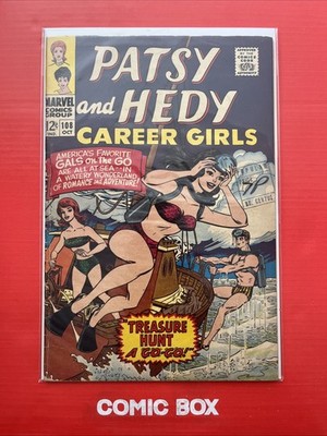 Marvel Comics Patsy & Hedy Career Girls #108 Scarce In UK 1965 Bikini Cover