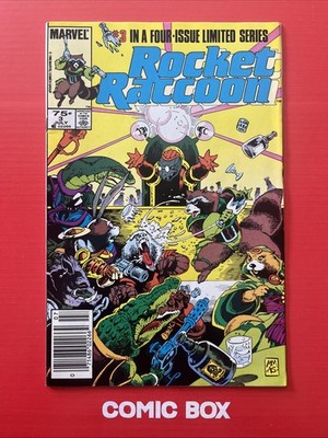 Marvel Comics Rocket Raccoon #3 Rare Newsstand Variant 1985 Bronze Age - Image 2