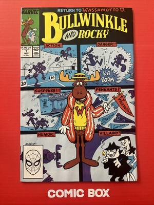 Marvel Comics Bullwinkle And Rocky #7 Very Scarce In The Uk 1988 - Image 2