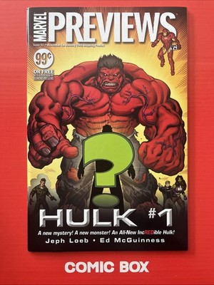 Marvel Comics Previews #51 Hulk #1 Red Hulk 2007 - Image 2