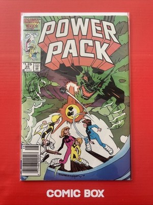 Marvel Comics Power Pack #25 1986 Newsstand Variant High Grade